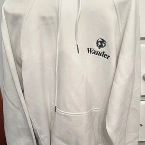 Wander Men's White Hoodie New (no tag)
